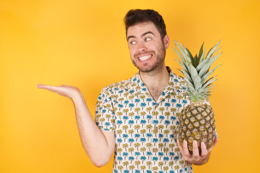 The effects of pineapples on the skin